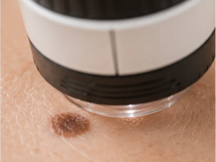 Dermatoonkologie in Rostock – Dermatoskopie eines auffälligen Muttermals bei Dr. Dr. Ole Jung